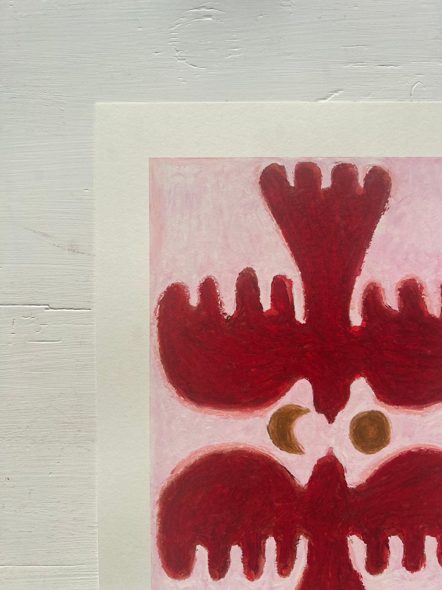 Lovebirds – Rød på rosa