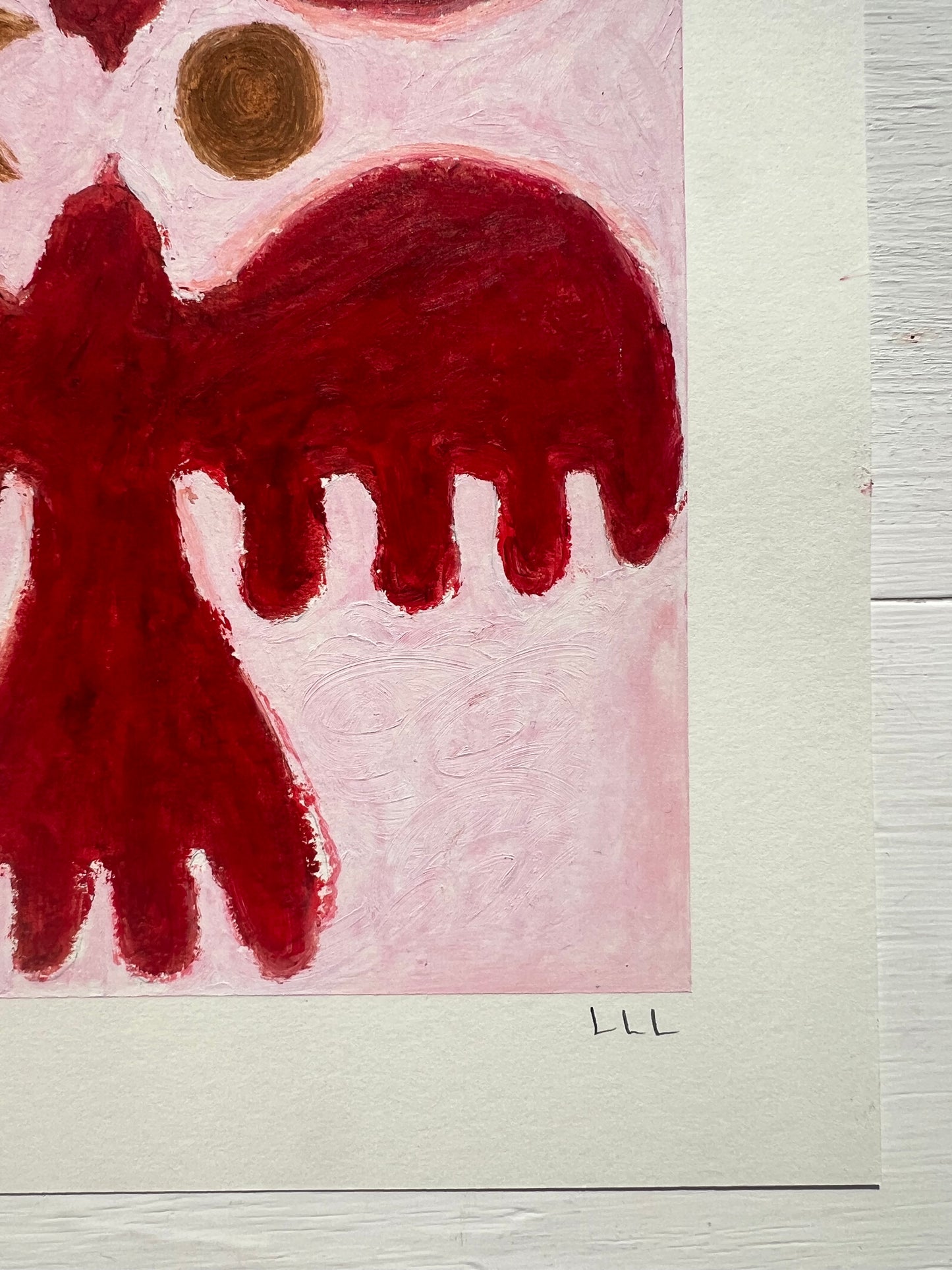 Lovebirds – Rød på rosa