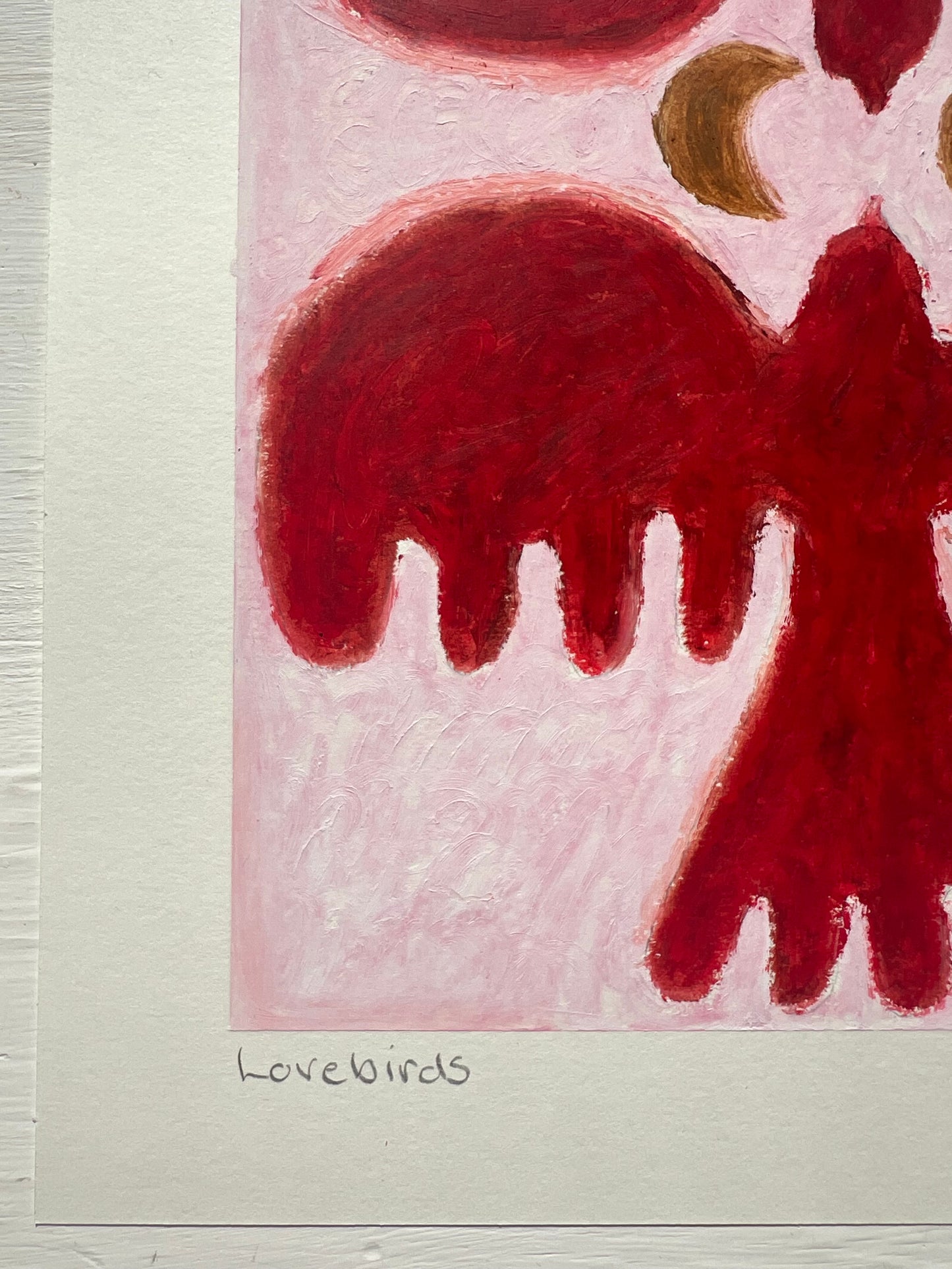 Lovebirds – Rød på rosa